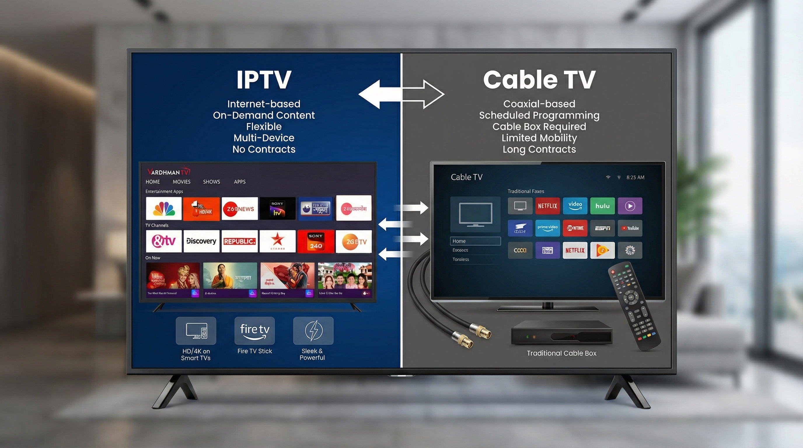 IPTV vs Cable TV Jaipur